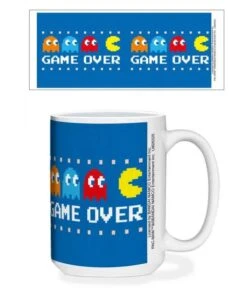 Z Novelty Mug - 15oz - Pac Man - Game Over - NEW