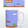 Z Novelty Mug - 15oz - Nintendo - Super Mario - Retro Title Screen - NEW