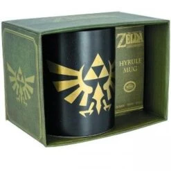 Z Novelty Mug - 10oz - Nintendo - Zelda - Hyrule - Black - NEW