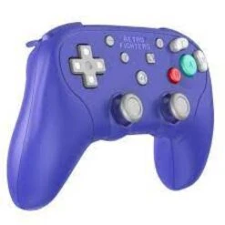 GC Wii WiiU NS PC - Wireless Controller (3rd) NEW - Blade GC - Retrofighters - Gamecube - Dual Analog At Bottom - Purple - NEW