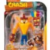 Gamer Toys - Action Figure - Crash Bandicoot - 4.5in Figure - Crash Bandicoot With Aku Aku Mask