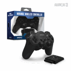 PLAYSTATION PS2 Wireless Controller (3rd) Armor3 NuRange - With Receiver - NEW - Black