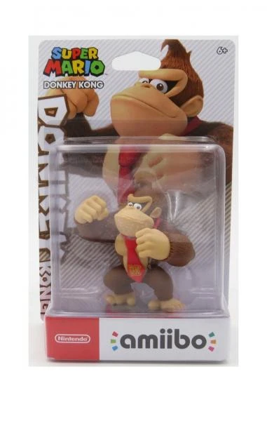 NINTENDO Amiibo - Red Base - Donkey Kong - Large Brown Hairy Gorrila With A Red Tie - BRAND NEW And SEALED 1 NINTENDO Amiibo - Red Base - Donkey Kong - Large Brown Hairy Gorrila With A Red Tie - BRAND NEW And SEALED
