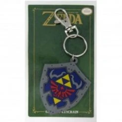 Keychain - Nintendo - Zelda - Soft PVC - Hylian Shield - NEW