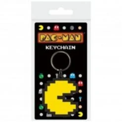 Keychain - Pac Man - PacMan - Yellow - NEW