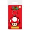 Keychain - Nintendo - Super Mario - Red Mushroom - Soft PVC - NEW
