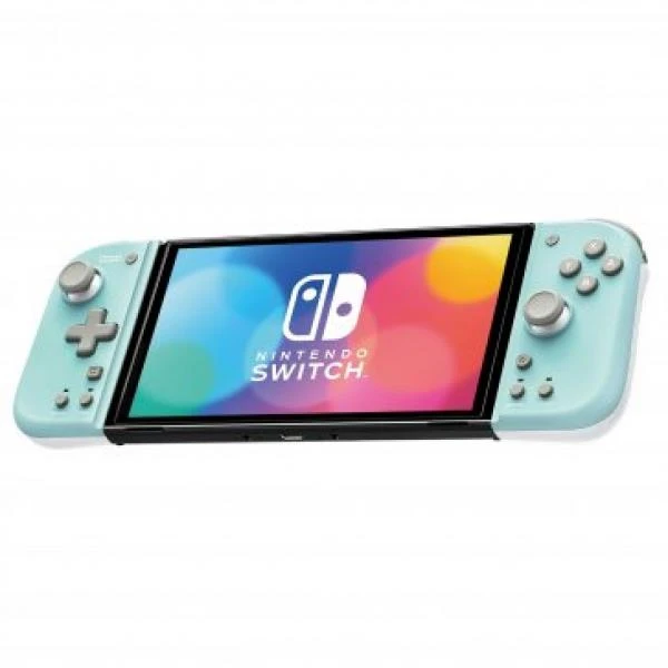 NS Joycons (3rd) - Split Pad Compact Style Controllers HORI - Mint Green And White - NEW 1 NS Joycons (3rd) - Split Pad Compact Style Controllers HORI - Mint Green And White - NEW