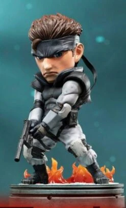 Gamer Toys - Action Figure - Metal Gear Solid MGS - Snake SD - 8in Statue - NEW