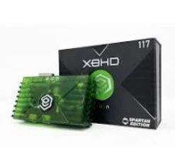 XBOX XBHD HDMI Adapter (NEW 2.0 Upgraded Version!) For Original Xbox HW (3rd) EON Gaming - Includes HDMI & Audio Outputs AND Built-in Ethernet LAN Capabilities - Spartan GREEN Edition - NEW