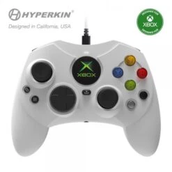 XSX XB1 PC USB Wired Controller (3rd) Hyperkin DuchesS - Officially Licensed Remake Of The Original Xbox Controller S Style Controller - WHITE - NEW