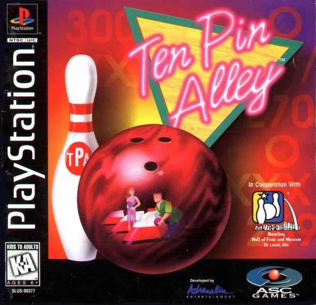 PLAYSTATION PS1 Ten Pin Alley 1 PLAYSTATION PS1 Ten Pin Alley